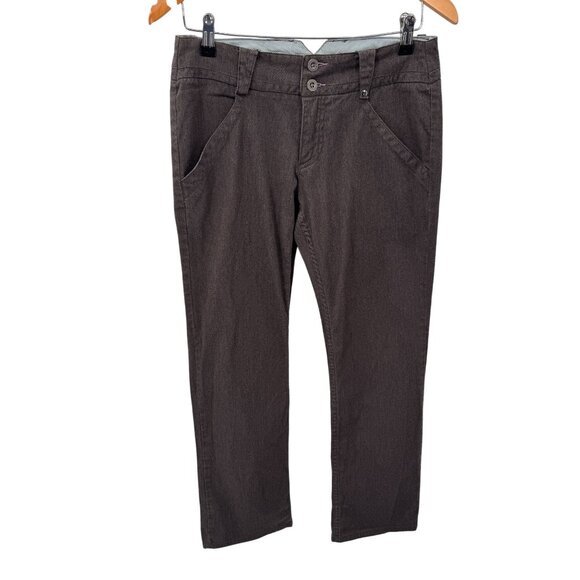 Horny Toad Hiking Pants Womens 6 Brown Cotton Polyester Blend Straight‎ Leg - Picture 1 of 7